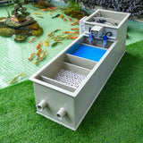 Automatic Aquarium Fish Tank Water Filter System Exterior Pond Filters Aquaculture Garden Koi Carp Pond Filter