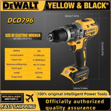 Dewalt DCD796 2000RPM Cordless Electric Drill Brushless Driver Adjustable Speed Impact Hand Drill Rechargeable Power Tools