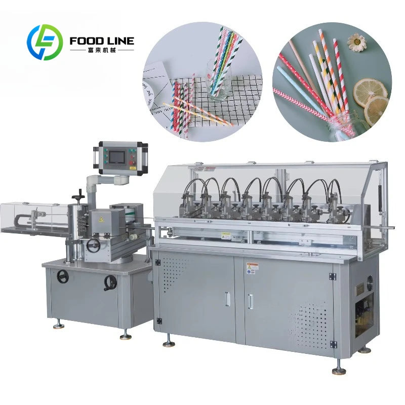 Customized Intelligent Eco Friendly Biodegradable Paper Drinking Straw Making Machine for Green Beverage Industry Production