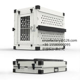 Customizable Kennel Crate Quality Assurance Aluminum Heavy-duty Folding Pet Cage Stackable Commercial Dog