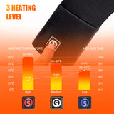 Rechargeable Electric Liner Heated Gloves Winter Warm Touch Skiing Gloves Outdoor Sports Riding Skiing Fishing Hunting
