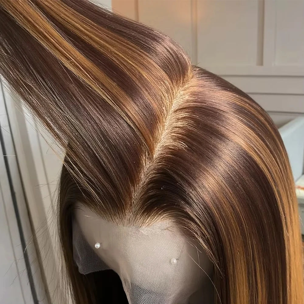 220% Hd Transparent 360 Full Lace Front Wig 40 Inch Pre Plucked Brazilian 13x6 Hd Lace Frontal Wig Bone Straight Human Hair Wigs