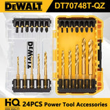DEWALT 24PCS Flextorq Drill Driver Bit Set and Metal Twist Drill Bit Power Tools Accessories DT70748T-QZ
