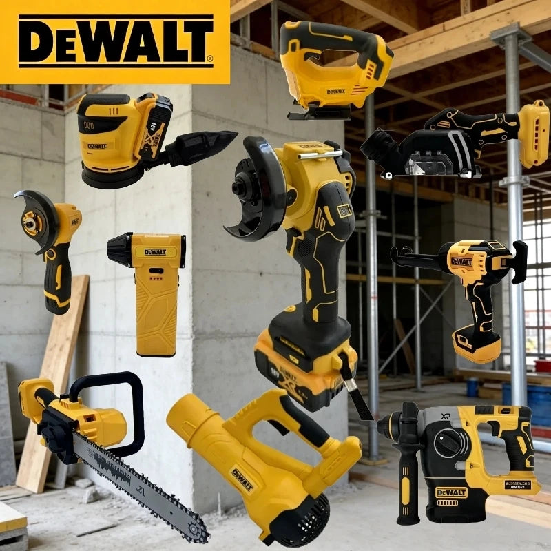 DeWalt  Power Tools Cordless Angle Grinder, Inflator, Cutter, Glass Silicone Gun , Impact Hammer, Grease Gun For DeWalt Battery