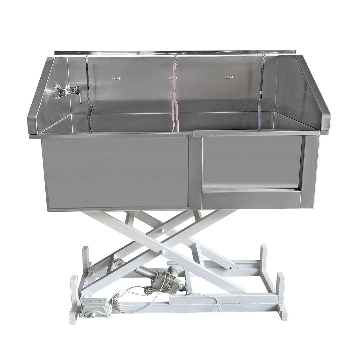 Customizable pet bath stainless steel electric lift cat and dog cleaning pool enlarged and deepened sink