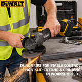DEWALT DCG406 125mm flat head angle grinder bare machine tool cutting machine brushless lithium battery tools