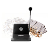 35mm Round Photo Paper Cutter With 100 Sets Key Chain DIY Materials
