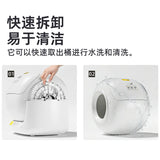 Smart Cat Litter Box Automatic Cleaning Fully Enclosed Anti-take Oversized Basin Square Design 10kg Pp Kitty,cat supplies