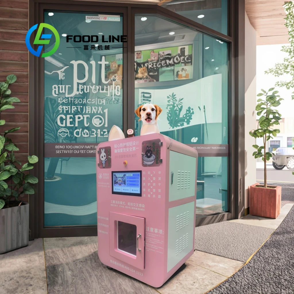 Commercial Unmanned Self-service Eco-friendly Dog Washing Machine 24-hour Fully Automatic Bathing Drying Integrated Huierduo