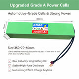 48V Lithium Battery Pack 13S4P 20Ah Grade-A Cells For Kugoo M4 M4Pro Max Speed E-Scooter Built-in BMS Dual XT60+T Long Range