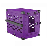 Customizable Kennel Crate Quality Assurance Aluminum Heavy-duty Folding Pet Cage Stackable Commercial Dog