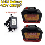 21V 19.0Ah 5S3P New Enhanced Large Capacity Electric Tool Battery Replacement, Suitable for Makita Electric Screwdriver Drill