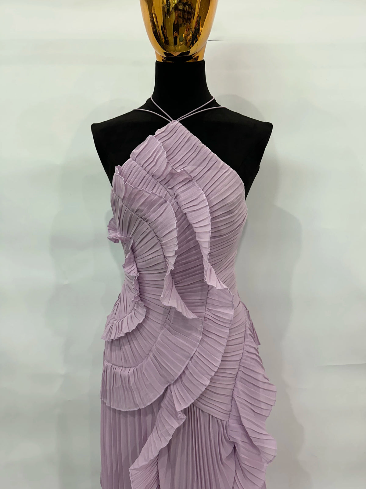 European and American women's clothing 2025 summer new fashion strapless sexy backless slit tassel temperament dress