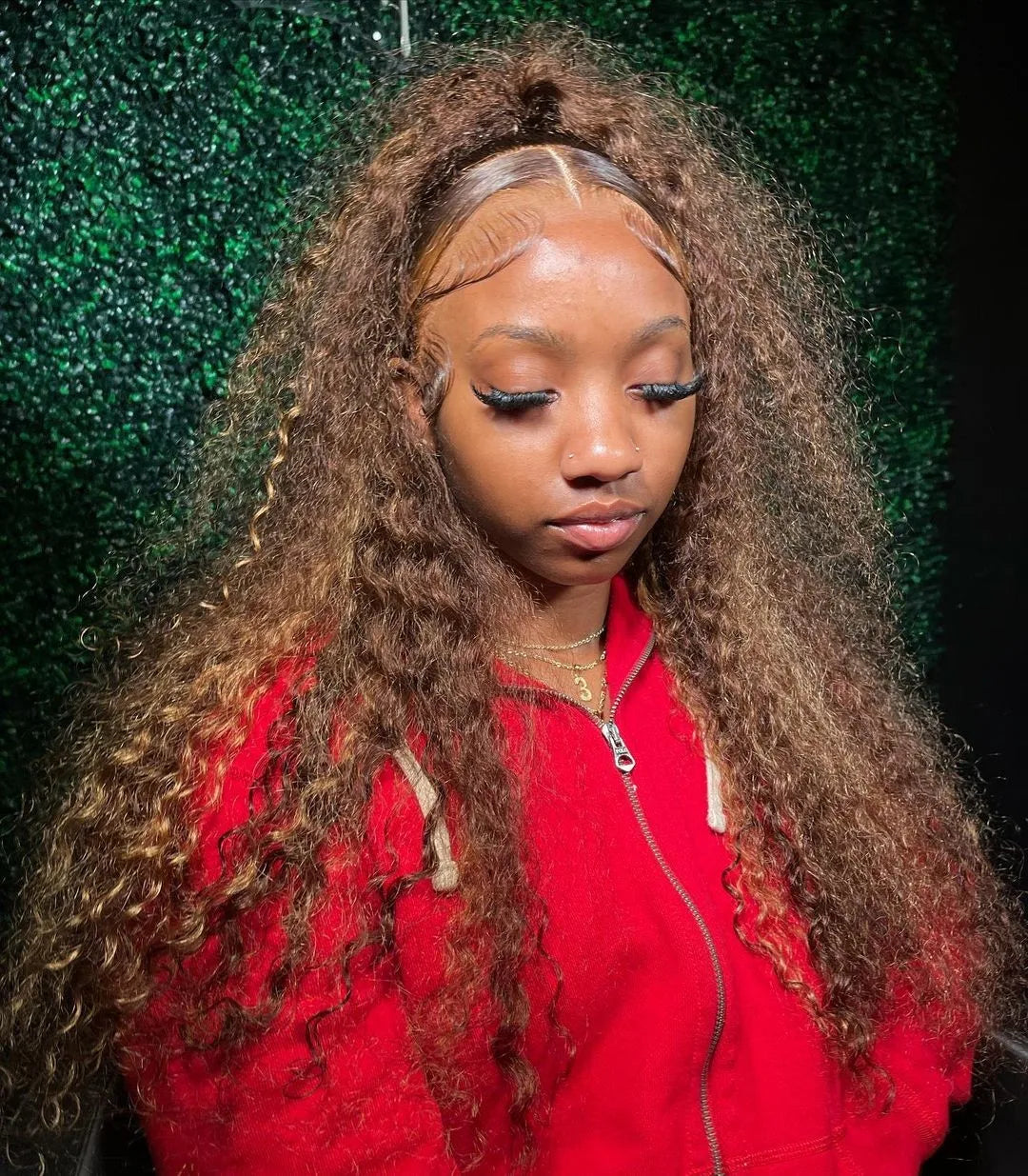 Curly 360 Full Lace Glueless Wig Human Hair Invisible Drawstring 13x6 Hd