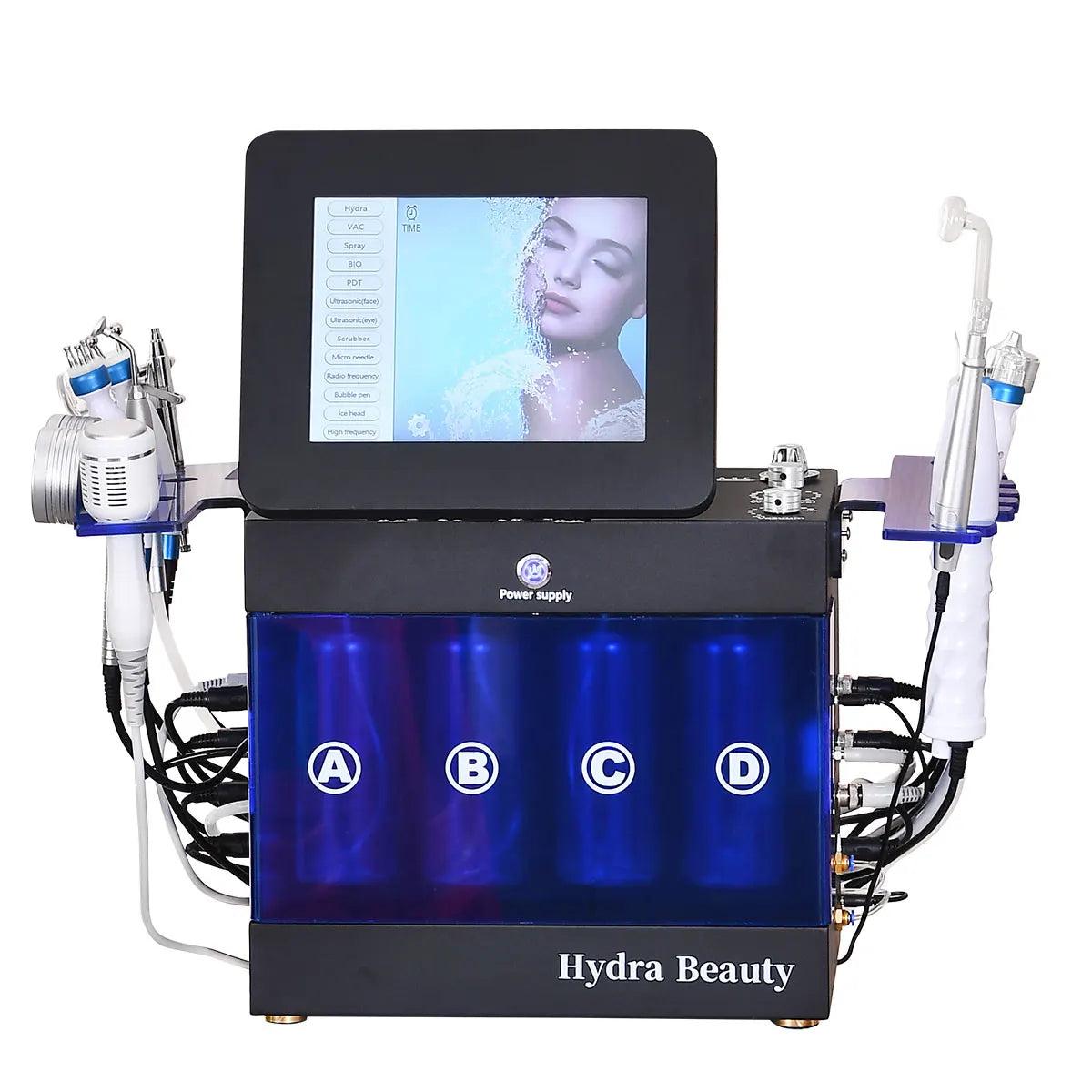 Portable Hydra Water Peeling Face Tightening Dermabrasion Peel Skin Care Facial Deep Cleansing Oxygen Hydro Machine For Spa