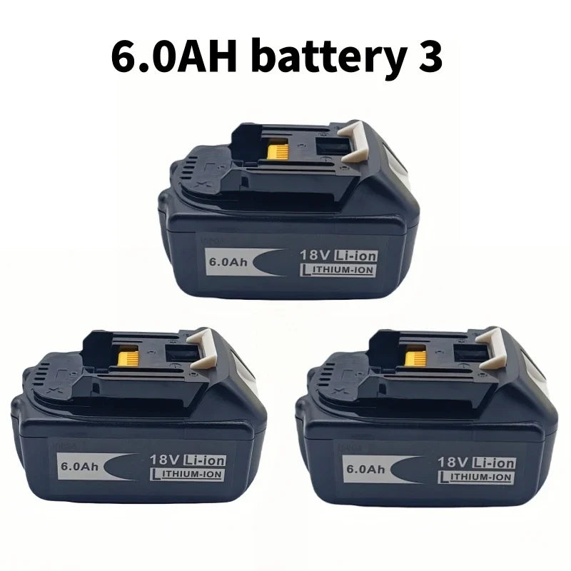 for Makita 18V Battery 6000mAh Rechargeable Power Tools Battery 18V makita with LED Li-ion Replacement LXT BL1860B BL1860 BL1850