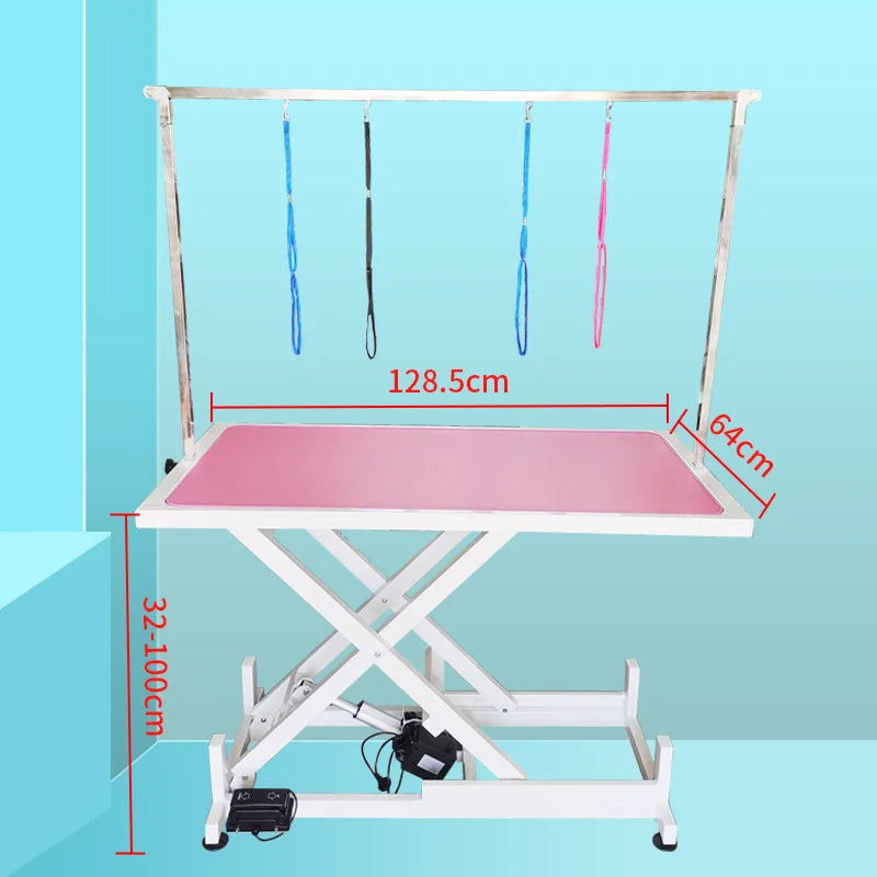 Height Adjustable Foldable Dog Grooming Electric Table For Dogs With Various Sizes And Security Protection Grooming Table Dog
