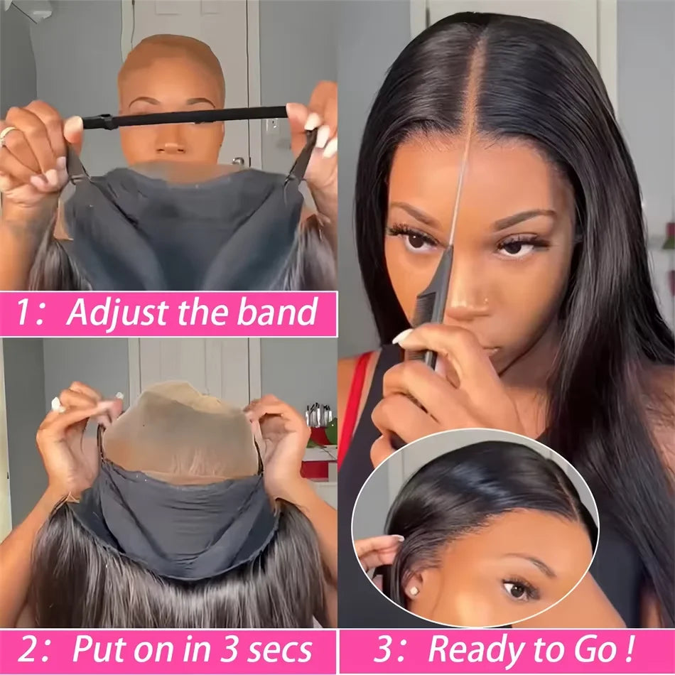5x5 Pre Cut Hd Lace Closure Wigs Glueless Wigs Human Hair Ready To Wear Body Wave Lace Front Wigs Human Hair For Women
