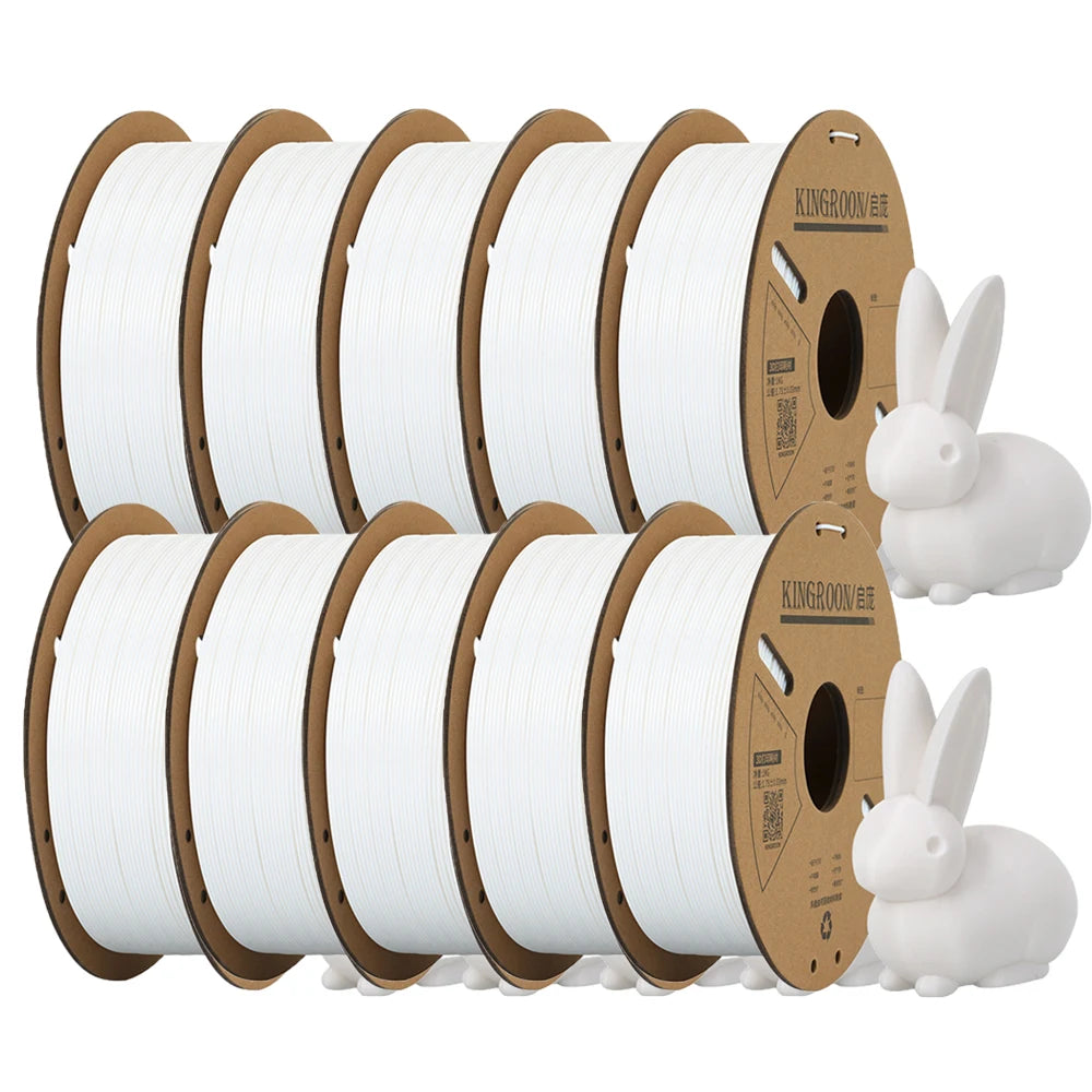 KEEPANG PLA Filament 1.75mm 3D Printer Filament 5/10Rolls 3D Printing Plastic Material 100% No Bubble for FDM 3D Printer MIX
