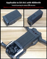 Larger Capacity Refitting Battery 4000 ~ 4680mAh for DJI Mavic Air 1 Drone 26~ 30 Minutes Longer Flight Time
