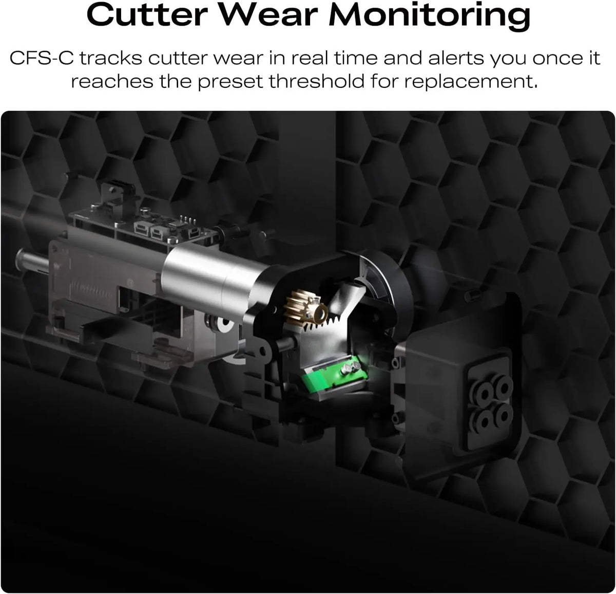 Creality CFS-C Filament Cutter Wear Monitoring Run-out / Tangle Detection for K1C 2025 / K1 Max 2025 / K1 Max / K1C / K1/ K1 SE