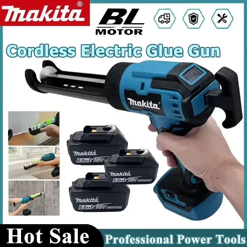 Makita 18V Cordless  Power Tool Silicone  Electric Glass Caulking Gun LED  Gun Multifunctional DIY Repair Tool