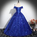 Ball Gown Dress Women Long Dresses Sexy Vestidos Y2k Streetwear V Neck Elegant Splice Party Night Work Off Shoulder Sequins