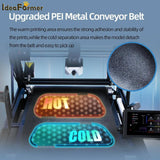 IdeaFormer IR3 V2 Conveyor Belt 3D Printer Infinite Z Axis 250x250x∞mm Core XY 400mm/s Auto Leveling Long Model Batch Printing