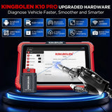 KINGBOLEN K10 PRO Full System Diagnose Tool ECU Coding Active Test 40+ Resets OBD2 Scanner Topology Mapping Car Scan CAN FD DOIP