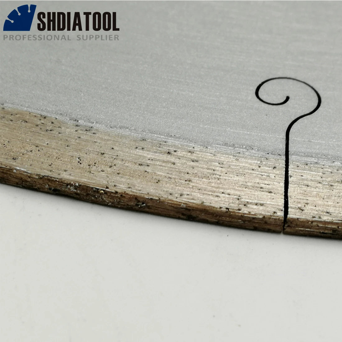 SHDIATOOL 1pc 300MM/12" Ceramic Blades With Hook Slot Diamond Saw Blades Tile Porcelain Cutting Disc Bore 60mm with 50mm washer