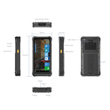 6.5 Inch Windows 11 PDA Handheld 8G+128G Intel N5100 CPU Data Collector IP67 Waterproof Rugged Industrial Tablet