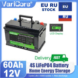 VariCore 12.8V/24v 360Ah 340Ah 180Ah 120AH 100Ah LiFePO4 Battery 25.6v 12V Lithium Iron Phosphate for RV Touring Car Solar Wind