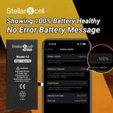 StellarXcell Diagnostic Battery Show Genuine Display Genuine Part No Error for iPhone 12 13Pro 14Plus 15Pro with Free Tools