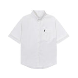 Luxury Men Summer New Short-Sleeved Polo Shirt Lapel Button Solid Color Letter Print Comfortable Ventilate Fashion Men'sClothing