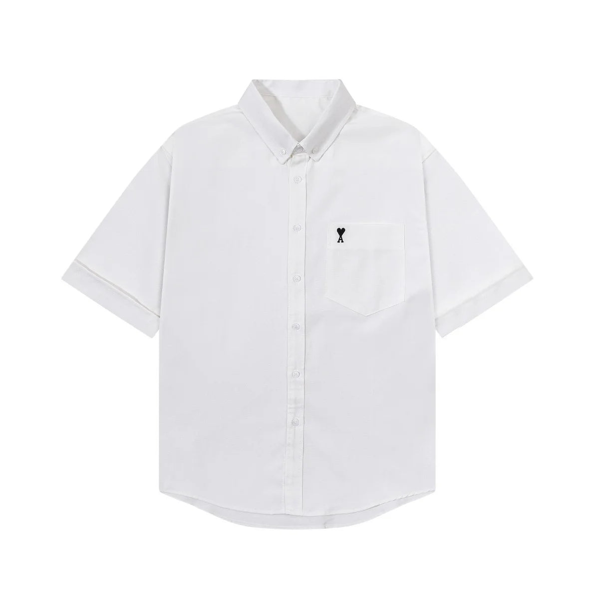 Luxury Men Summer New Short-Sleeved Polo Shirt Lapel Button Solid Color Letter Print Comfortable Ventilate Fashion Men'sClothing