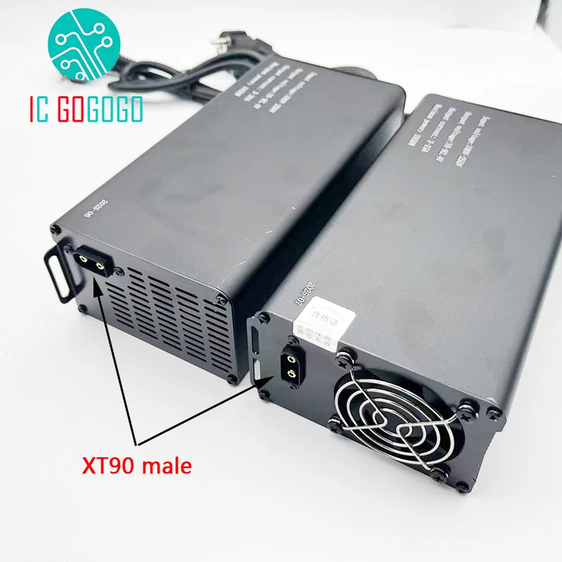 10V to 92.4V 3A to 30A Adjustable Lithium Battery Charger 24V 36V 48V 60V 72V 84V 15A 20A 25A Li-ion Ion Lifepo4 LFP Bluetooth