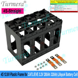 Turmera 12V 24V Battery Frame Flame-Retardant ABS PC Plastic Holder with Latches for CATL EVE 280Ah 320Ah 105Ah Lifepo4 Cell Use