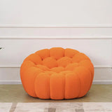 Orange Bubble Modular Sofa Single Seat - Cozy, Contemporary Design for Living Room or Lounge Area