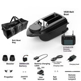 V030 Large RC Bait Ship GPS 9 Fishing Ground 180 Point Intelligent Automatic Cruise Return 12V High Speed Fish Seeker Trawl Nest