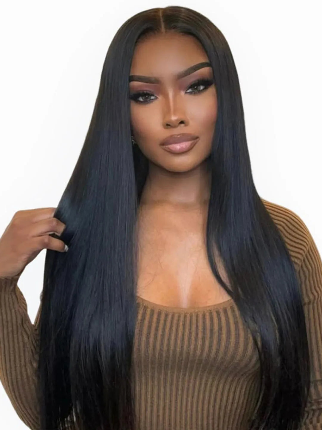30 42Inch 13x4 13x6 HD Transparent Bone Straight Lace Front Wigs 250 Density 360 Full Lace Brazilian Human Hair Wigs For Women