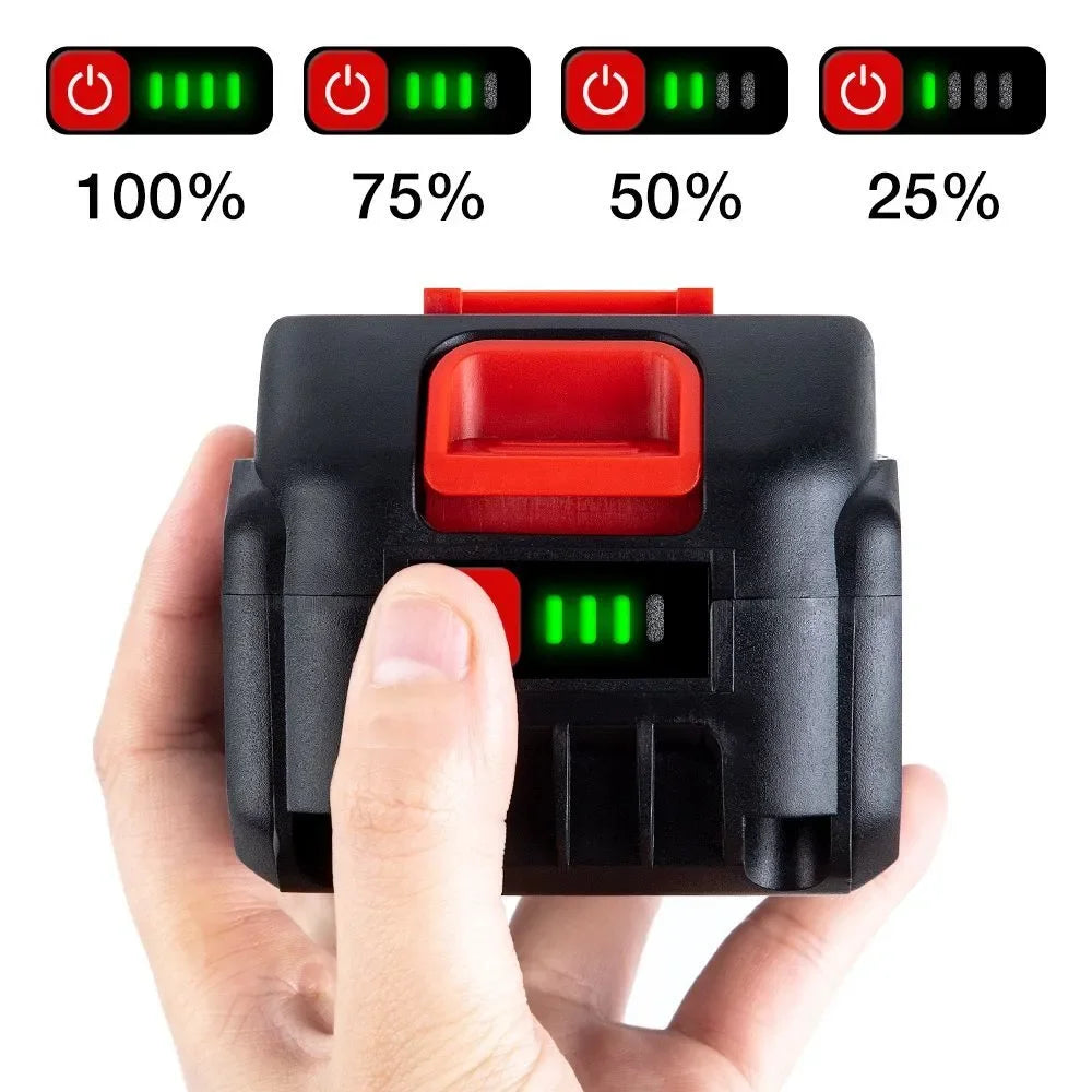 Aleiavy 21V Battery 9.0Ah For Makita 18V Power Tools Replacement Accessories BL1860 BL1850 / Li-ion Rechargeable Batteries Pack