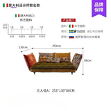 Sofa living room retro pattern high-end villa corner combination fabric sofa