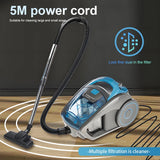 2500W Vacuum Cleaner Handheld Powerful Dust Collector Household Multifunctional Dust Mite Removal Wet & Dry Wired Vacuum Cleaner
