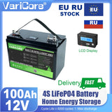 VariCore 12.8V/24v 360Ah 340Ah 180Ah 120AH 100Ah LiFePO4 Battery 25.6v 12V Lithium Iron Phosphate for RV Touring Car Solar Wind