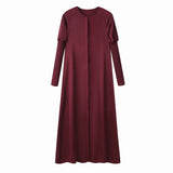 AS 2024 woman clothing satin dress button down design smocking sleeve maxi dress ( Ship out in 1 day)