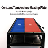 Reptile PVC Cage Terrarium With Temperature Control,80*45*16cm Reptile Vivarium Cage For Python Bearded Dragon