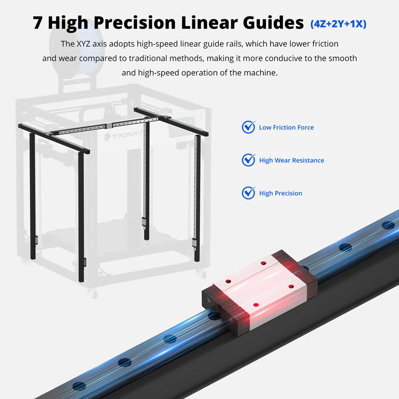 TRONXY VEHO 500 PRO High Speed 3D Printer 600mm/s Printing Large Build Size 500*500*600mm With Klipper Firmware 3D Printer Kits