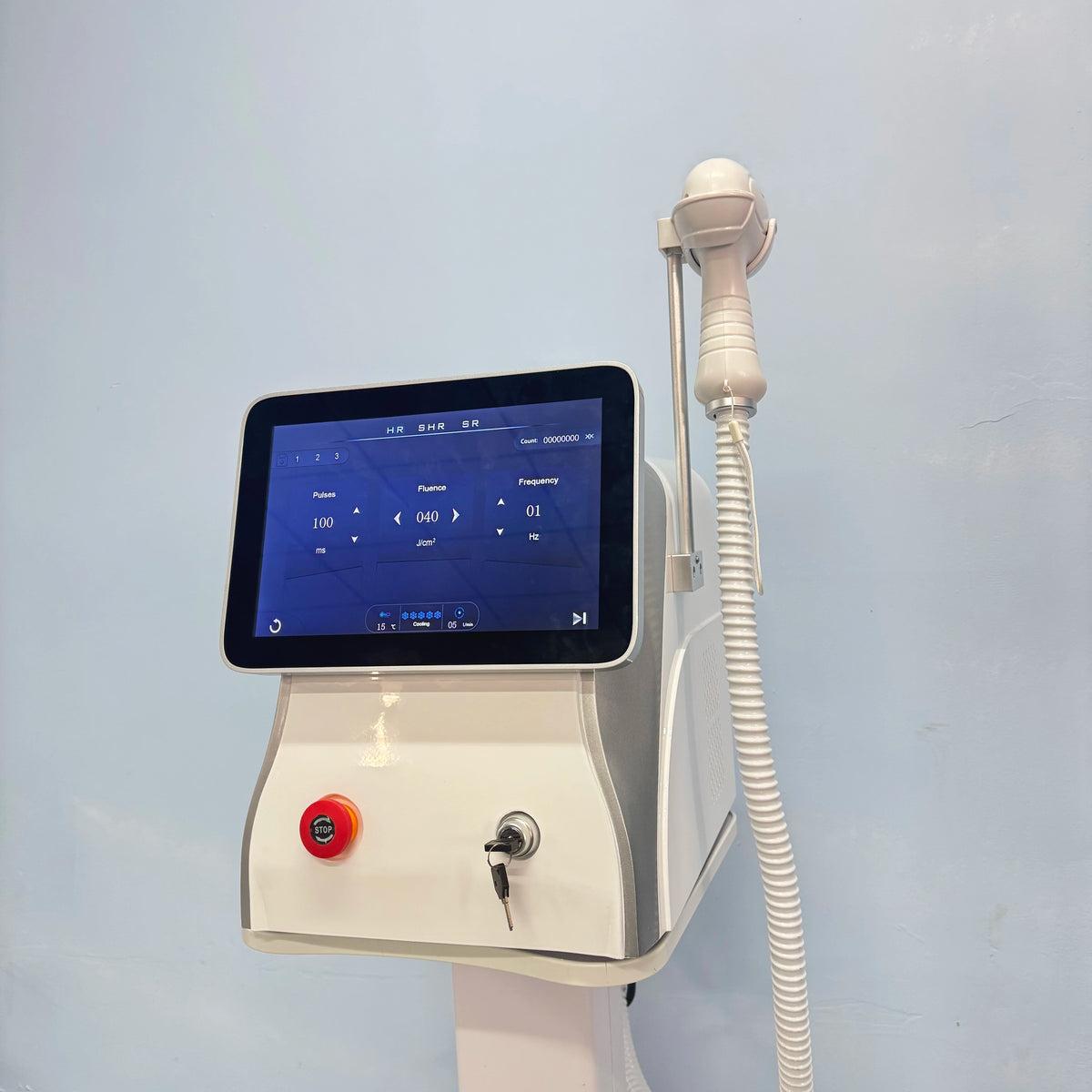 Professional 4000W Ice Platinum Laser Hair Removal Machine 3 Wavelength 808Nm 755Nm 1064Nm Painless Diode Beauty Machine.