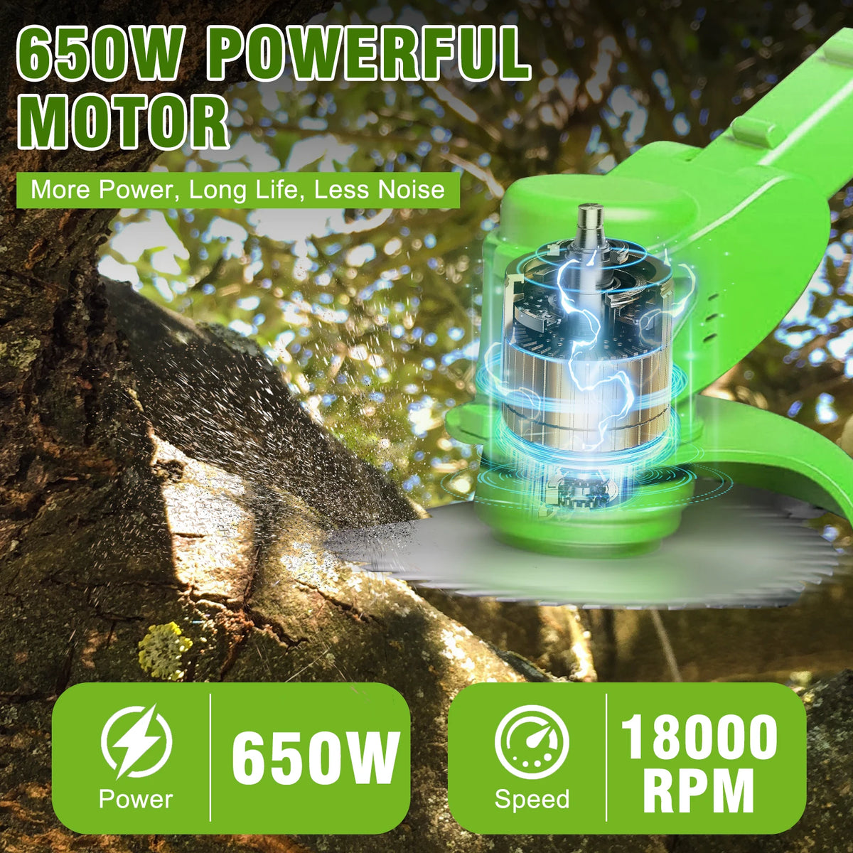 2-in-1 Cordless Electric Lawn Mower Brushless Edger Eater Grass String Trimmer Cutter 650W 18000 RPM With 24V Two Battery Adjustable For Garden Tool