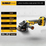 DEWALT DCG406 125mm flat head angle grinder bare machine tool cutting machine 18V lithium battery brushless  tools